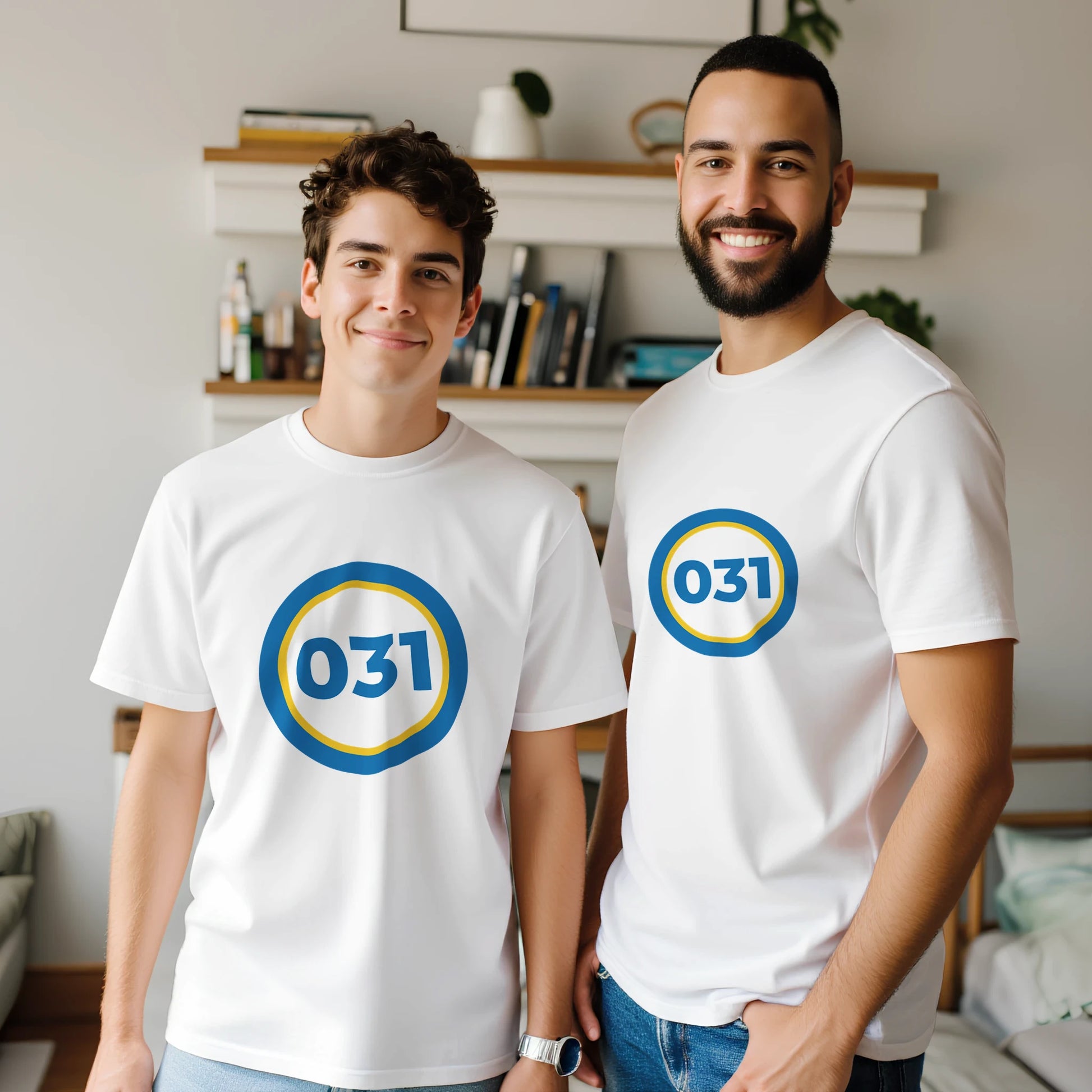031 – Par i Fitted T-shirt Rund Design – design från GBGMotiv, Göteborg