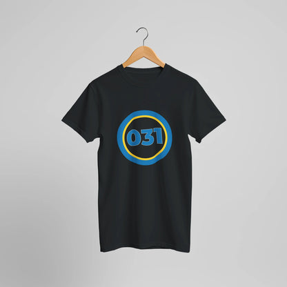 031 – Svart Fitted T-shirt Rund Design – design från GBGMotiv, Göteborg