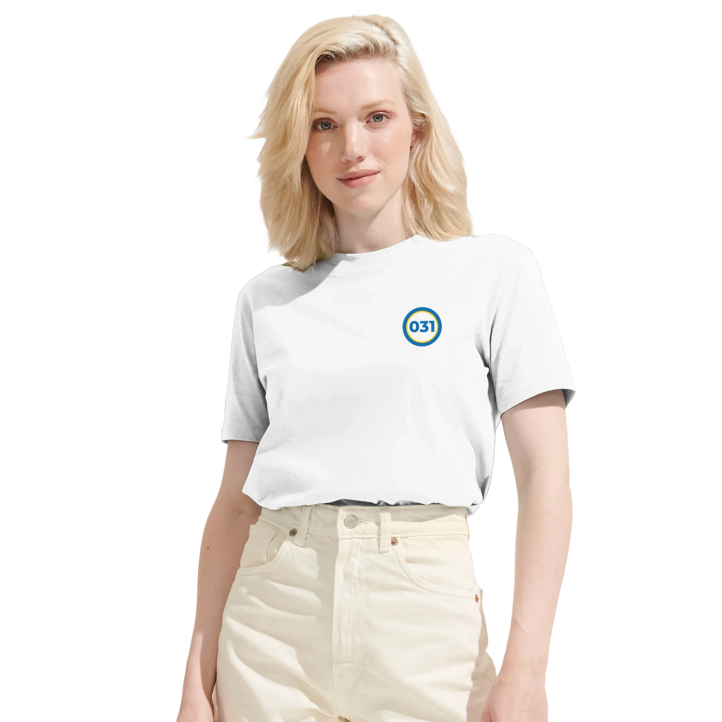 Tjej i 031 – T-shirt Rund Design Bröst – design från GBGMotiv, Göteborg