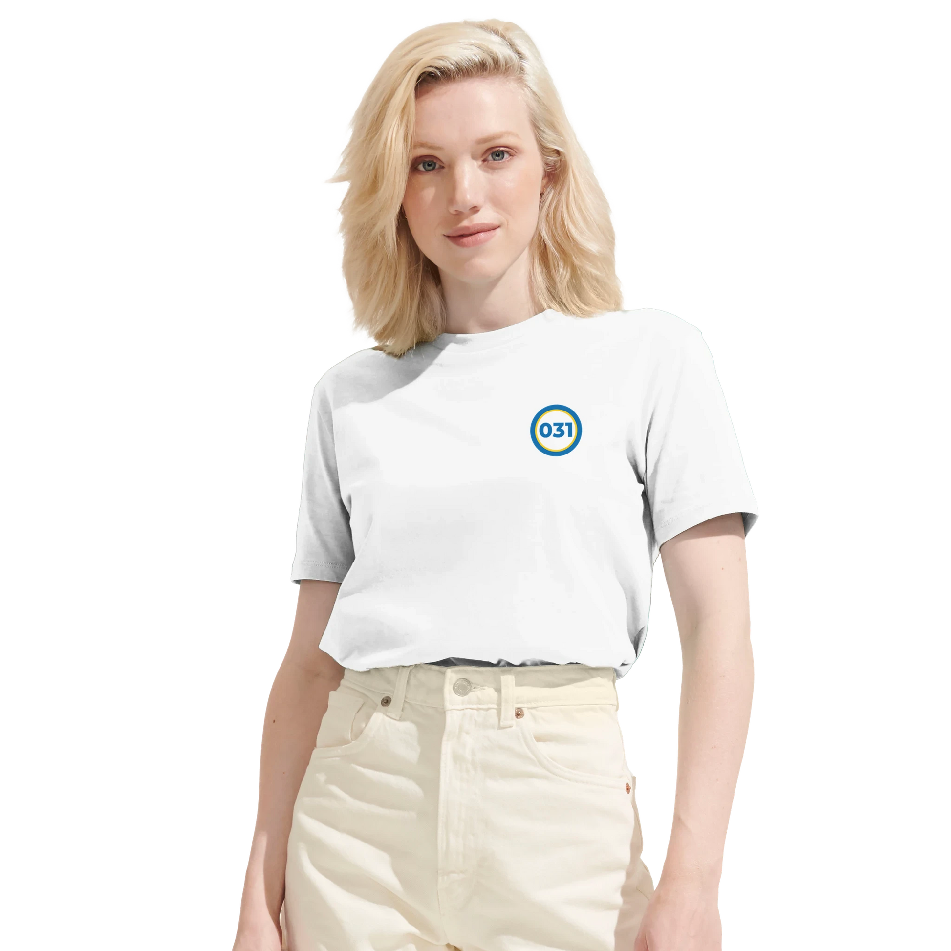 Tjej i 031 – T-shirt Rund Design Bröst – design från GBGMotiv, Göteborg