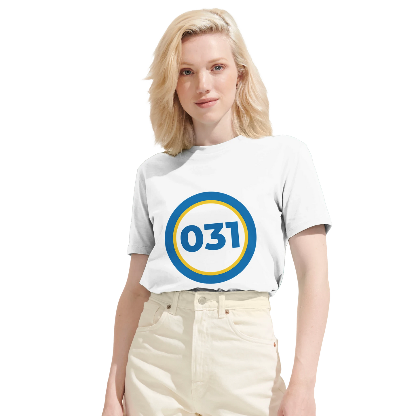 Tjej i 031 – T-shirt Rund Design – design från GBGMotiv, Göteborg