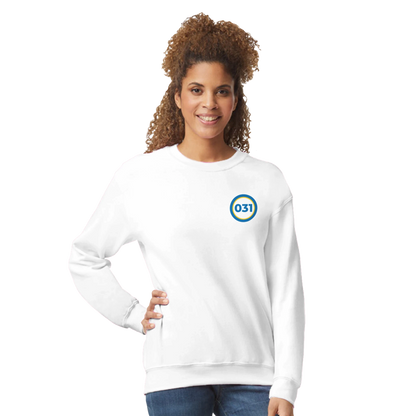 Tjej i 031 – Unisex Sweatshirt Rund Design Bröst – design från GBGMotiv, Göteborg