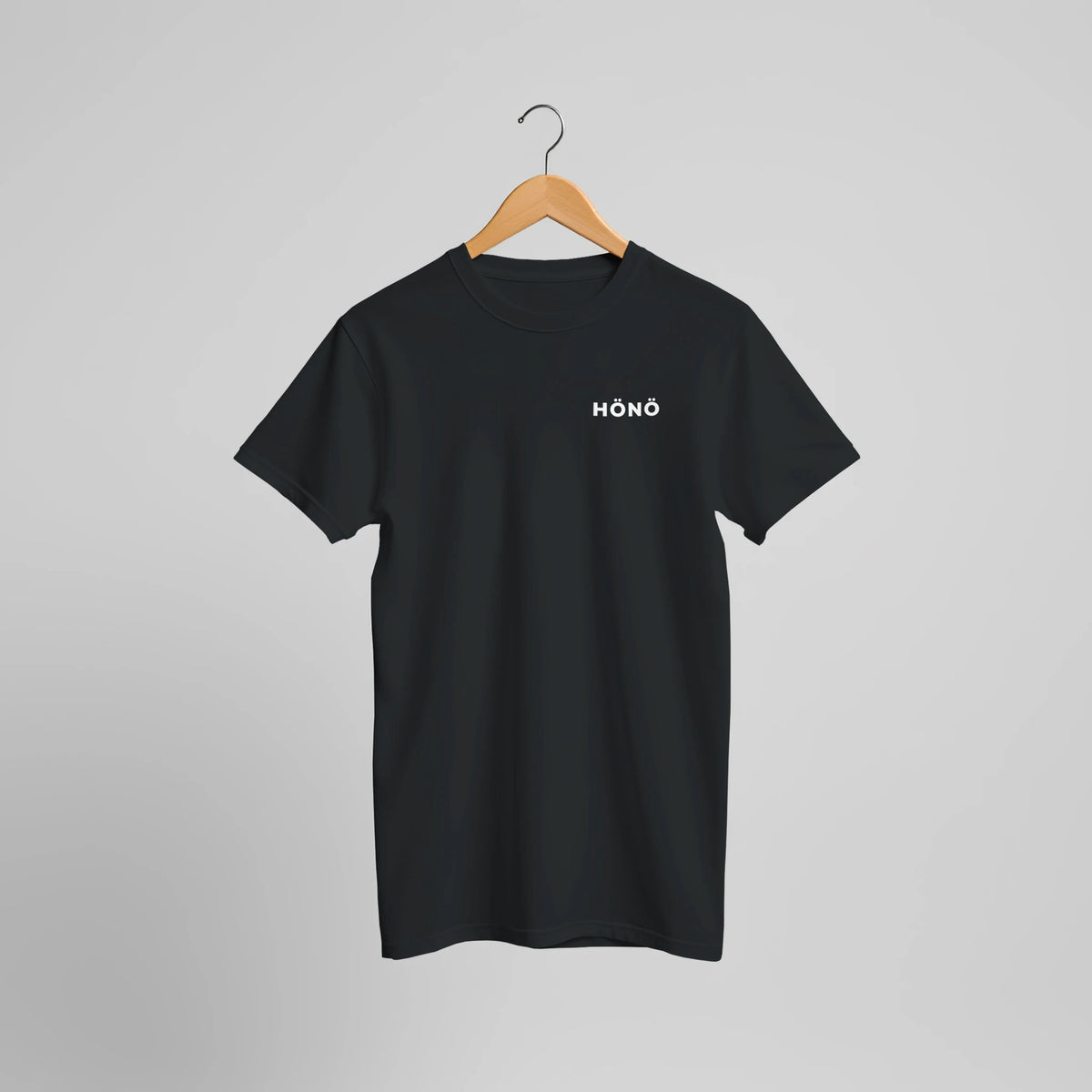 Fitted T-shirt med motivet 'Hönö', svart – GBGMotiv