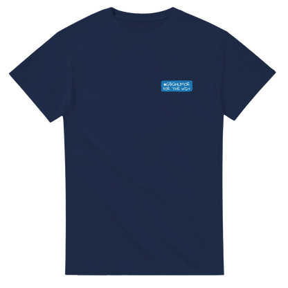 #GBGhumor – Göteborgsstil – Marinblå Heavyweight Unisex T-shirt – design från GBGMotiv, Göteborg