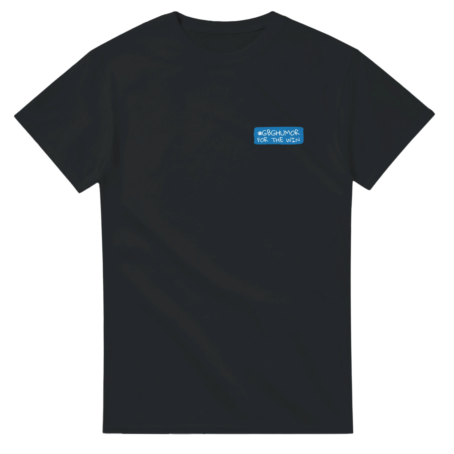 #GBGhumor – Göteborgsstil – Svart Heavyweight Unisex T-shirt – design från GBGMotiv, Göteborg