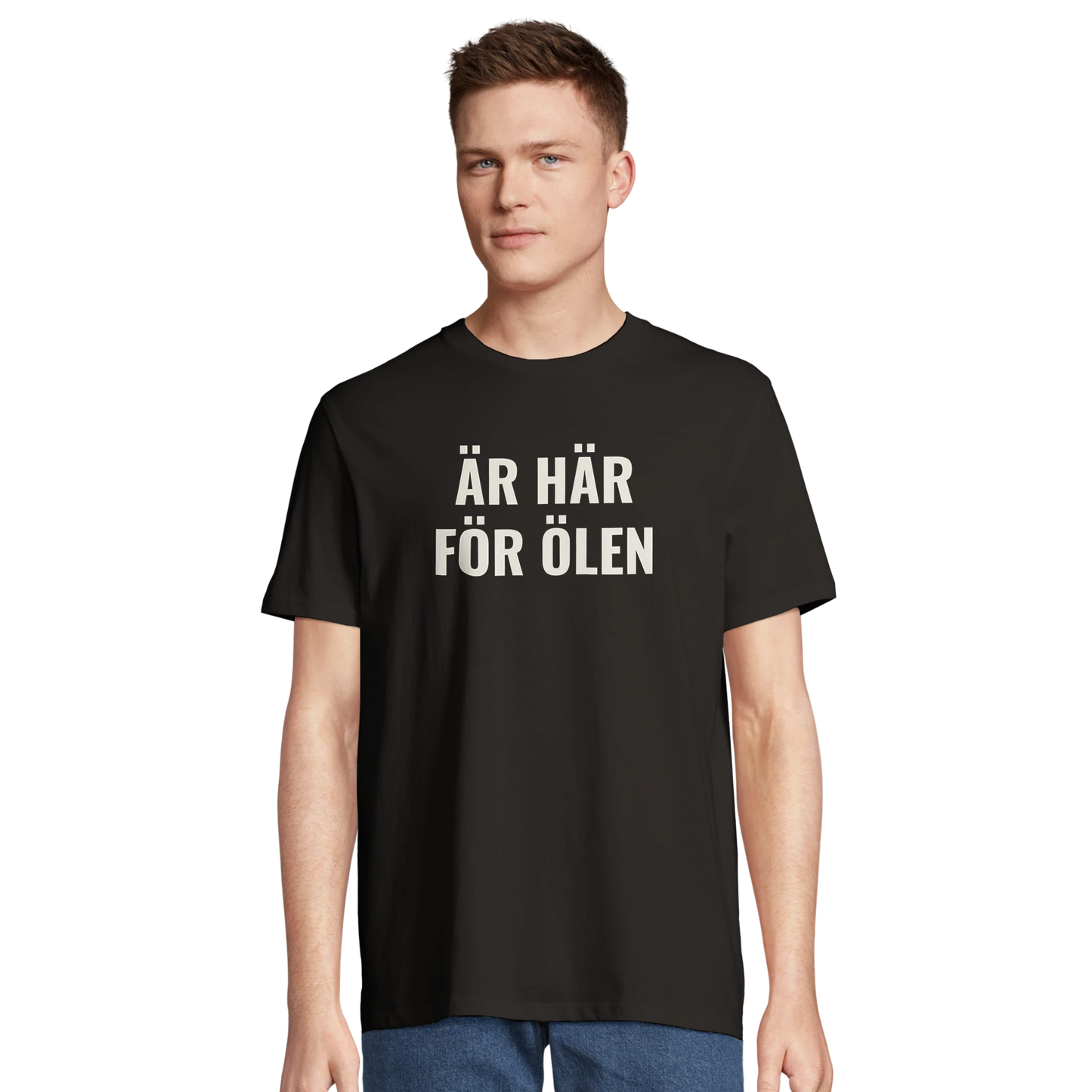 Humoristisk bomullströja med göteborgshumor för löparloppet.