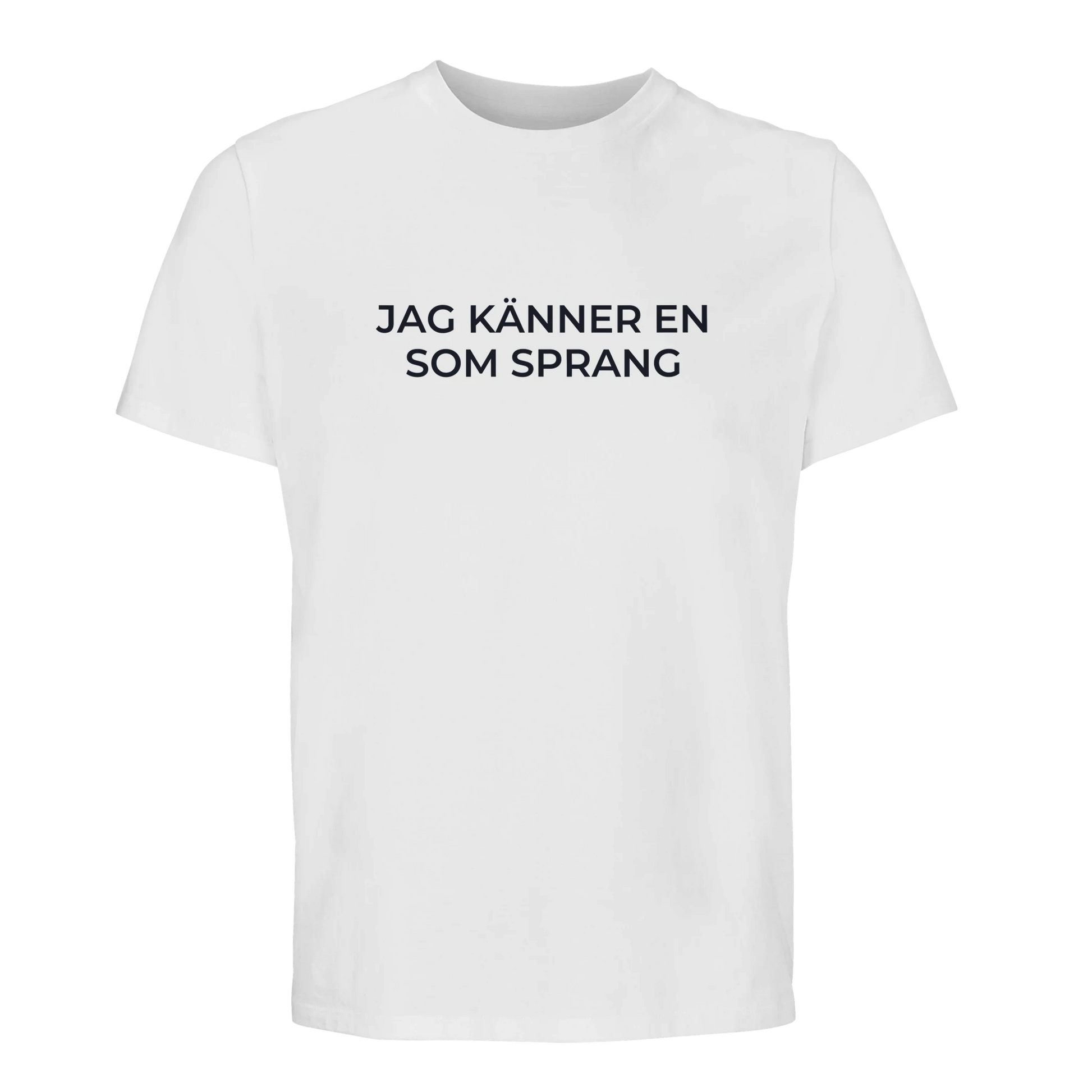 Rolig bomullströja med göteborgshumor om löpning.