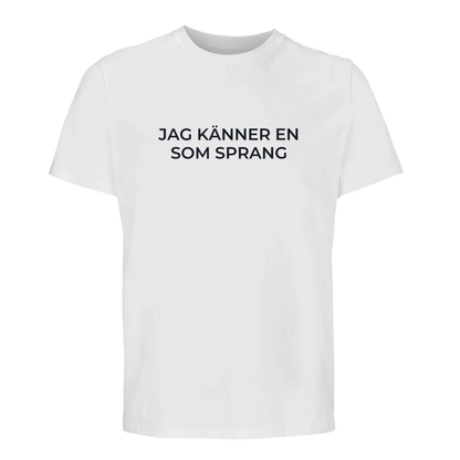 Rolig bomullströja med göteborgshumor om löpning.