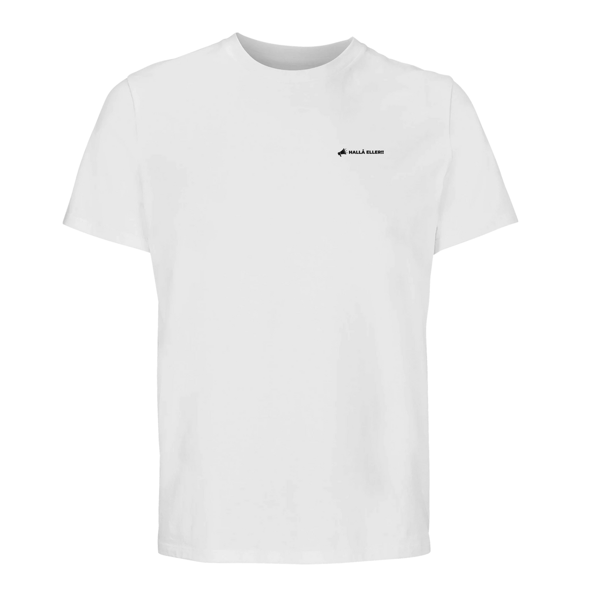 Vit Göteborg t-shirt med Hallå Eller-tryck på vänster bröst