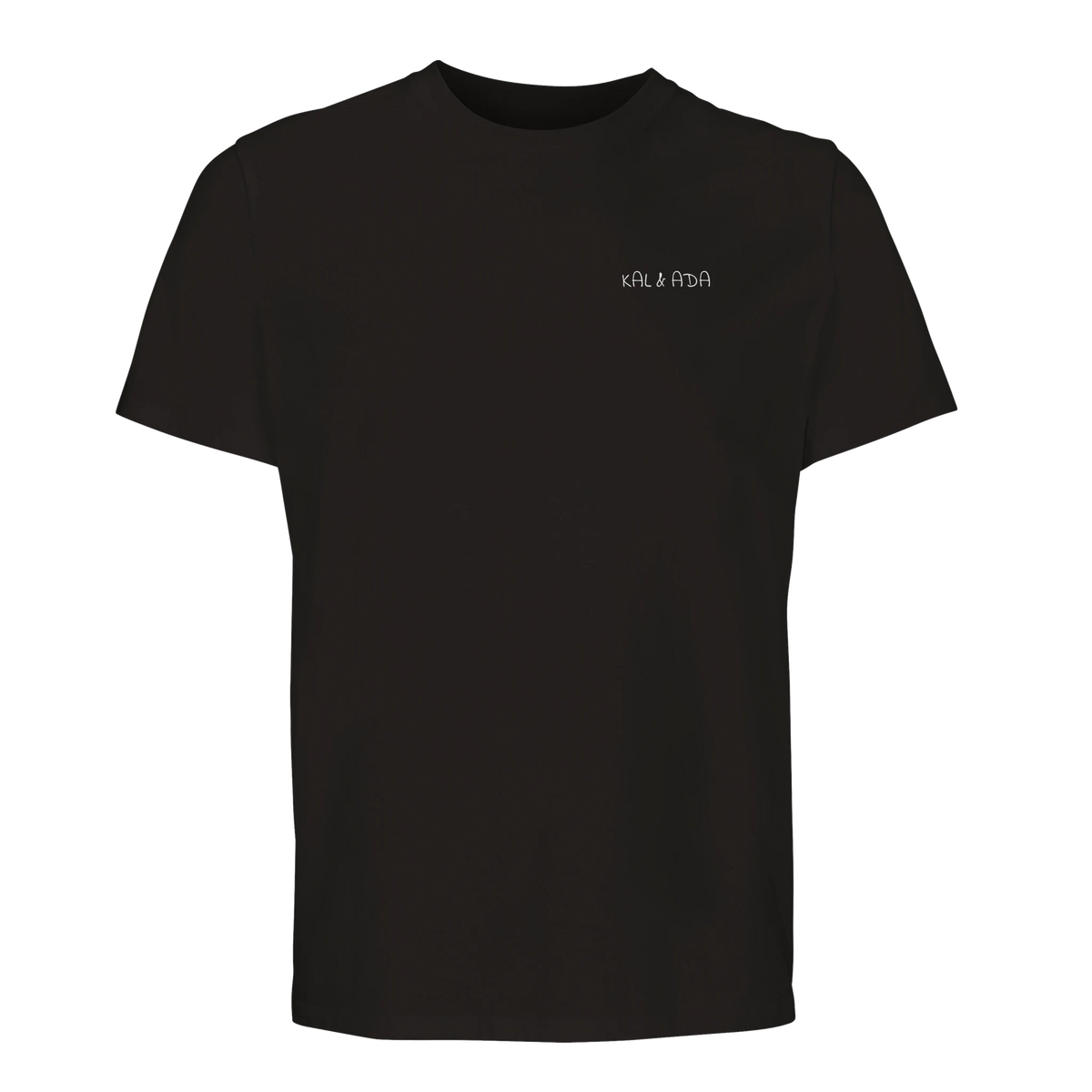 Svart Göteborg t-shirt med "Kal & Ada" tryckt på vänster bröst