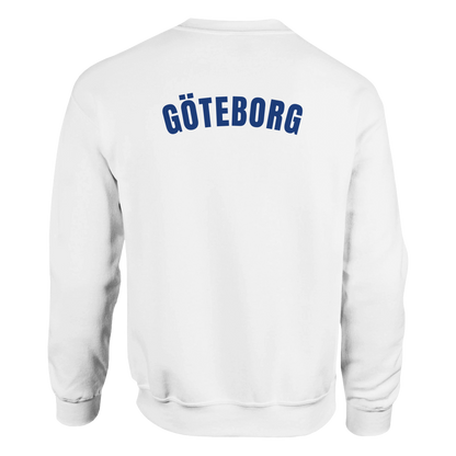 Göteborg – Bågformad Blå Typografi | Unisex Sweatshirt - GBGMotiv