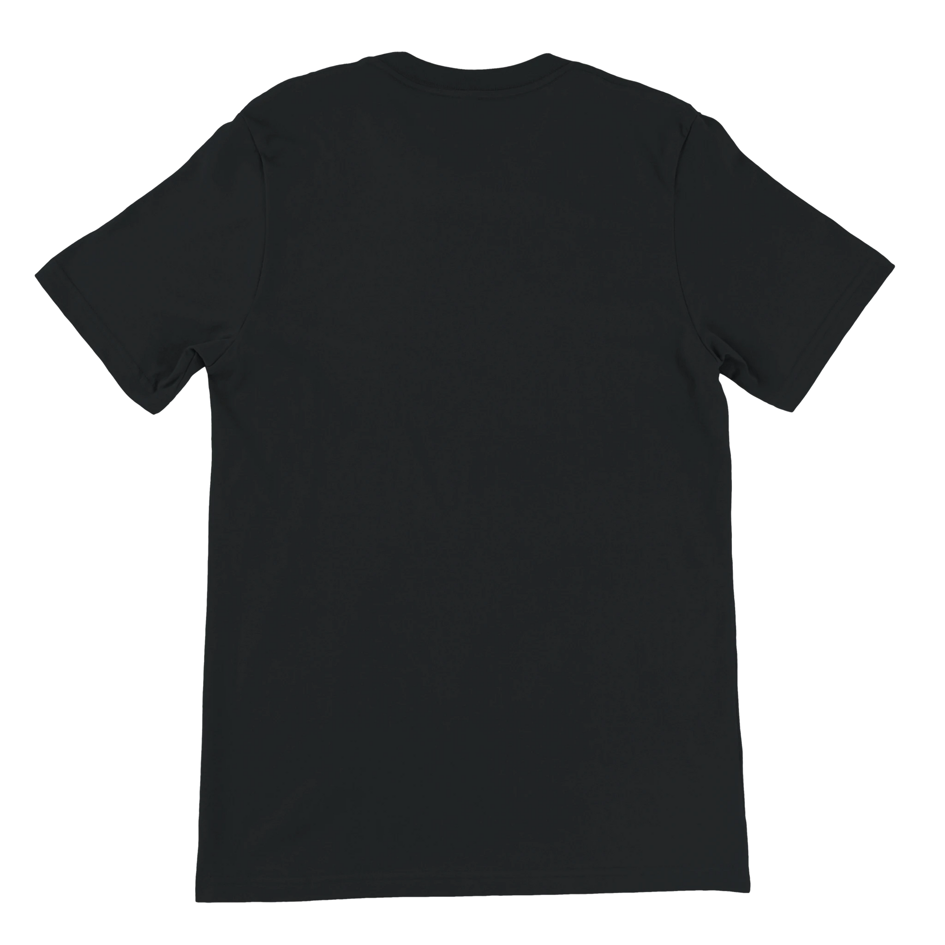 Baksida av svart t-shirt med 031 på bröstet.